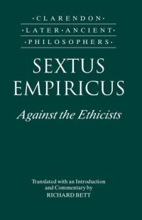 Book Cover for Against the Ethicists by Sextus, Richard Bett