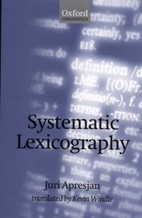 Book Cover for Systematic Lexicography by Juri Derenick Apresjan