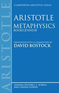 Book Cover for Metaphysics Books Z and H by Aristotle