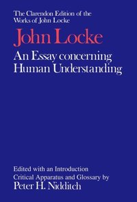 Book Cover for An Essay Concerning Human Understanding by John Locke, P H Nidditch