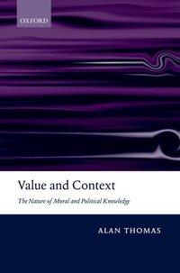 Book Cover for Value and Context by Alan Thomas