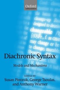 Book Cover for Diachronic Syntax by Susan Pintzuk, George Tsoulas, Anthony Warner