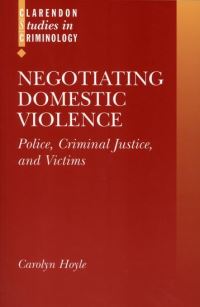 Book Cover for Negotiating Domestic Violence by Carolyn Hoyle