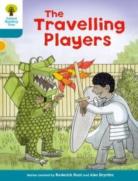 Book Cover for The Travelling Players by Roderick Hunt, Alex Brychta
