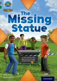 Book Cover for The Missing Statue by Alex Lane