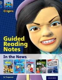 Book Cover for In the News. Guided Reading Notes by Jo Tregenza