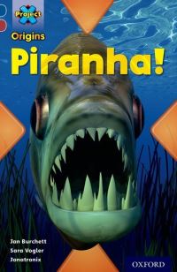 Book Cover for Piranha! by Jan Burchett, Sara Vogler