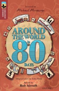 Book Cover for Around the World in 80 Days by Rob Alcraft, Jules Verne