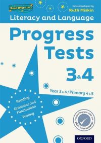 Book Cover for Literacy and Language. Years 3&4 Progress Tests 3&4 by Ruth Miskin, Jenny Roberts
