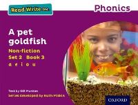 Book Cover for A Pet Goldfish by Gill Munton