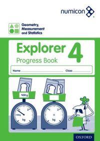 Book Cover for Geometry, Measurement and Statistics. 4 Explorer Progress Book by Sue Lowndes, Simon DAngelo, Andrew Jeffrey, Elizabeth Gibbs