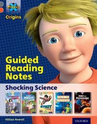 Book Cover for Guided Reading Notes. Grey Band. Shocking Science by Gill Howell