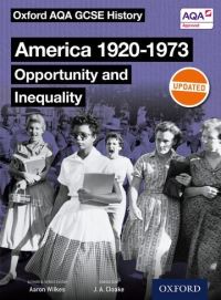 Book Cover for America 1920-1973 by A Wilkes, J A Cloake