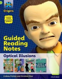 Book Cover for Optical Illusions. Guided Reading Notes by Lindsay Pickton, Christine Chen