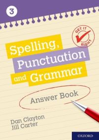 Book Cover for Spelling, Punctuation and Grammar. Answer Book 3 by Frank Danes, Jill Carter