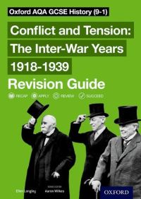 Book Cover for Conflict and Tension 1918-1939. Revision Guide by Ellen Longley