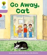 Book Cover for Go Away Cat by Roderick Hunt, Gill Howell, Alex Brychta