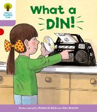 Book Cover for What a Din! by Roderick Hunt, Gill Howell, Alex Brychta