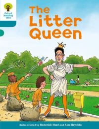 Book Cover for The Litter Queen by Roderick Hunt, Alex Brychta