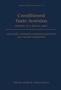 Book Cover for Conditioned Taste Aversion by Jan Bures, Federico BermúdezRattoni, Takashi Yamamoto