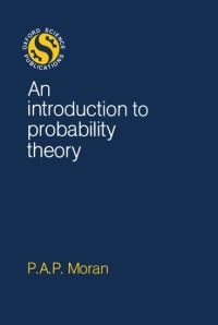 Book Cover for An Introduction to Probability Theory by P A P Moran