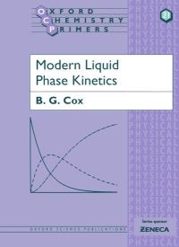 Book Cover for Modern Liquid Phase Kinetics by B G Cox