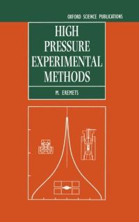 Book Cover for High Pressure Experimental Methods by M I Eremets