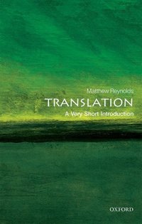 Book Cover for Translation by Matthew Reynolds