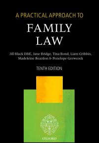 Book Cover for A Practical Approach to Family Law by Jill M Black, A Jane Bridge, Tina Bond, Penelope Grewcock, Liam Gribbin, Madeleine Reardon