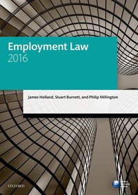 Book Cover for Employment Law 2016 by James A Holland, Stuart Burnett, Philip Millington
