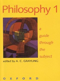 Book Cover for Philosophy. 1 Guide Through the Subject by A C Grayling
