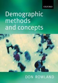 Book Cover for Demographic Methods and Concepts by D T Rowland