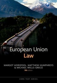 Book Cover for European Union Law by Margot Horspool, Matthew James Humphreys, Michael WellsGreco