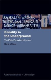 Book Cover for Penality in the Underground by Ron Dudai