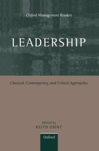 Book Cover for Leadership by Keith Grint