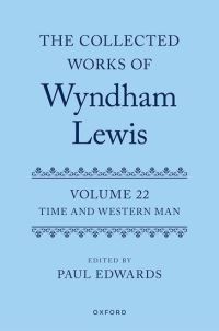 Book Cover for Time and Western Man by Wyndham Lewis