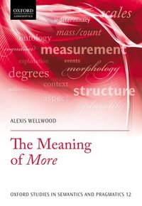 Book Cover for The Meaning of More by Alexis Wellwood