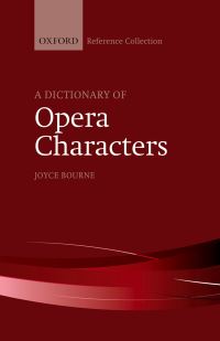 Book Cover for A Dictionary of Opera Characters by Joyce Bourne Kennedy