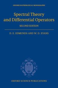 Book Cover for Spectral Theory and Differential Operators by D E Edmunds, W D Evans