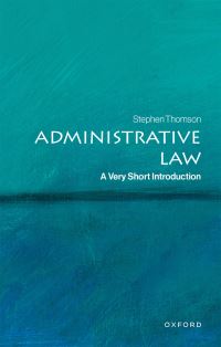 Book Cover for Administrative Law by Stephen Thomson