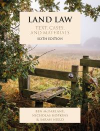 Book Cover for Land Law by Ben McFarlane, Nicholas Hopkins, Sarah Nield