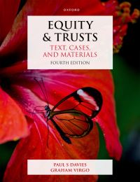 Book Cover for Equity & Trusts by Prof Paul S Davies, Prof Graham Virgo