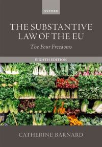 Book Cover for The Substantive Law of the EU, 8E by Catherine Barnard