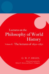 Book Cover for Hegel Volume II the Lectures of 1830-1831 by Georg Wilhelm Friedrich Hegel