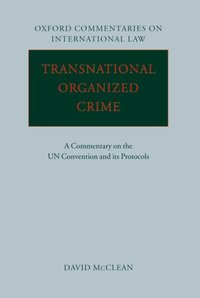 Book Cover for Transnational Organized Crime by J D McClean