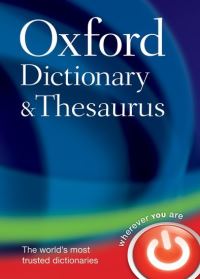 Book Cover for Oxford Dictionary and Thesaurus by Maurice Waite