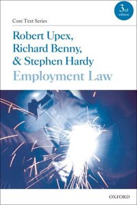 Book Cover for Employment Law by R V Upex, Richard Benny, Stephen T Hardy