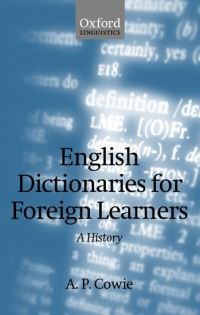 Book Cover for English Dictionaries for Foreign Learners by Anthony Paul Cowie