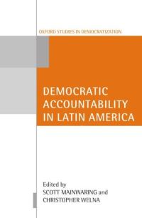 Book Cover for Democratic Accountability in Latin America by Scott Mainwaring, Christoper Welna