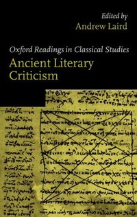 Book Cover for Ancient Literary Criticism by Andrew Reader in Classical Literature, Warwick University Laird